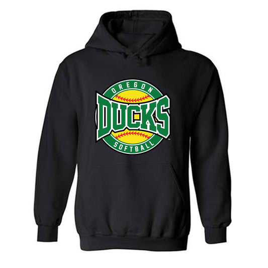 Oregon - NCAA Softball : Addison Amaral - Sports Shersey Hooded Sweatshirt-0