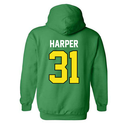 Oregon - NCAA Softball : Amari Harper - Sports Shersey Hooded Sweatshirt-1