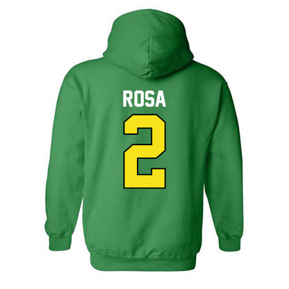 Oregon - NCAA Softball : Braiesey Rosa - Sports Shersey Hooded Sweatshirt-1