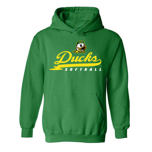 Oregon - NCAA Softball : Maddie Milhorn - Sports Shersey Hooded Sweatshirt-0