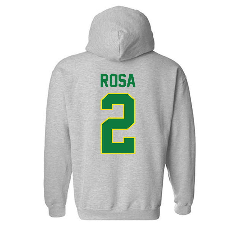 Oregon - NCAA Softball : Braiesey Rosa - Sports Shersey Hooded Sweatshirt-1