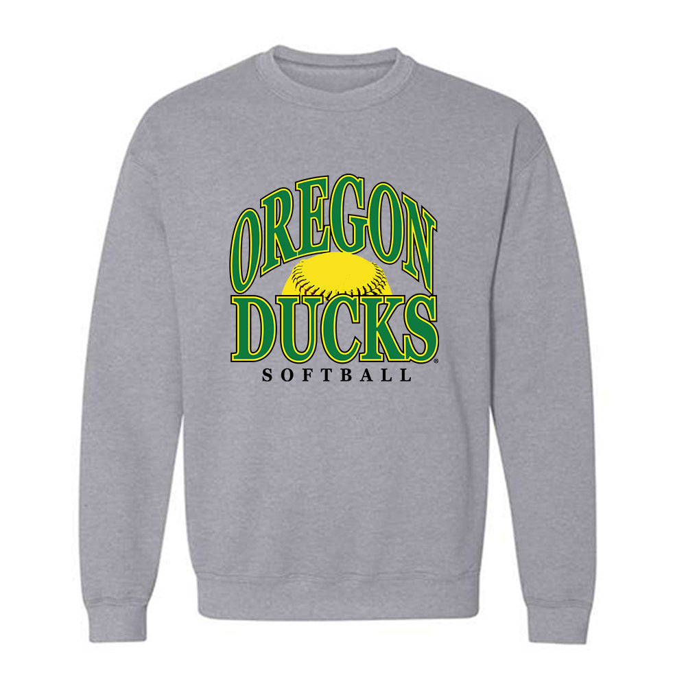 Oregon - NCAA Softball : Braiesey Rosa - Sports Shersey Crewneck Sweatshirt-0