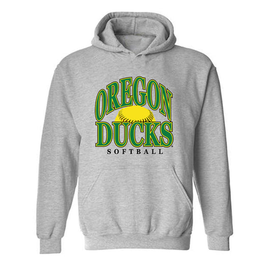 Oregon - NCAA Softball : Stefini Ma'ake - Sports Shersey Hooded Sweatshirt-0