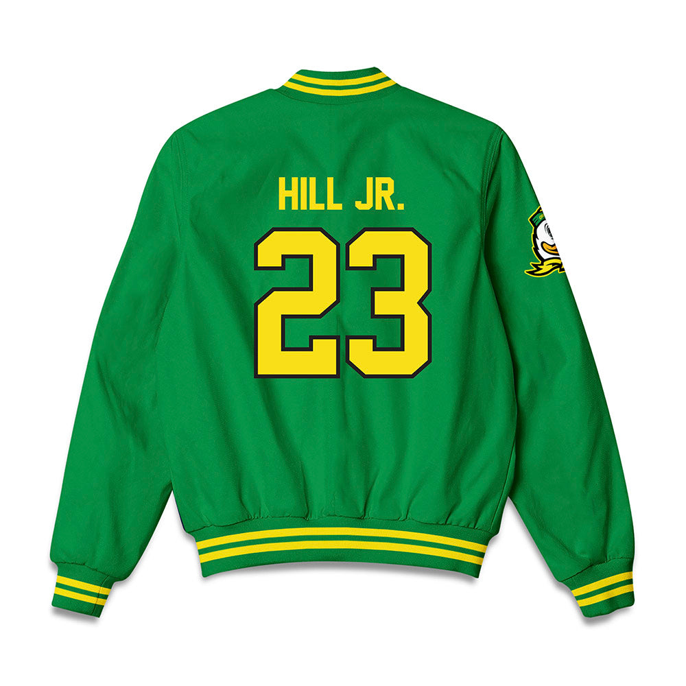Oregon - NCAA Football : Dierre Hill Jr. - Bomber Jacket-1