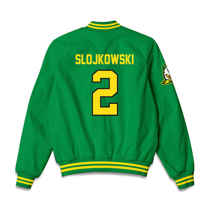 Oregon - NCAA Beach Volleyball : AJ Slojkowski - Bomber Jacket-1