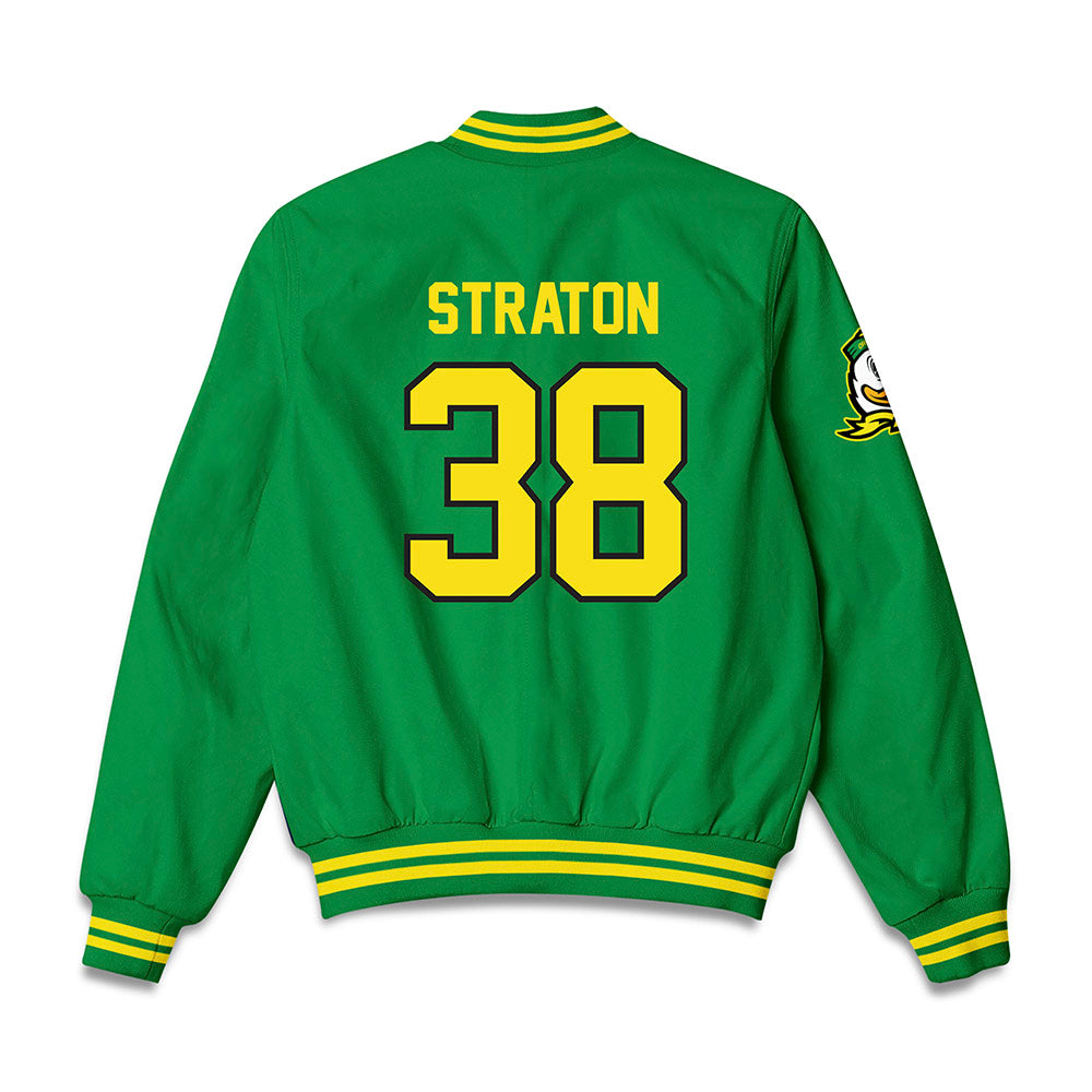 Oregon - NCAA Football : Will Straton - Bomber Jacket-1