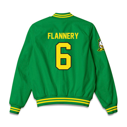 Oregon - NCAA Softball : Katie Flannery - Bomber Jacket-1