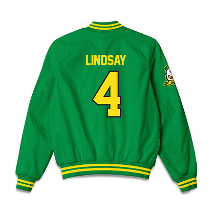 Oregon - NCAA Men's Basketball : Dezdrick Lindsay - Bomber Jacket-1