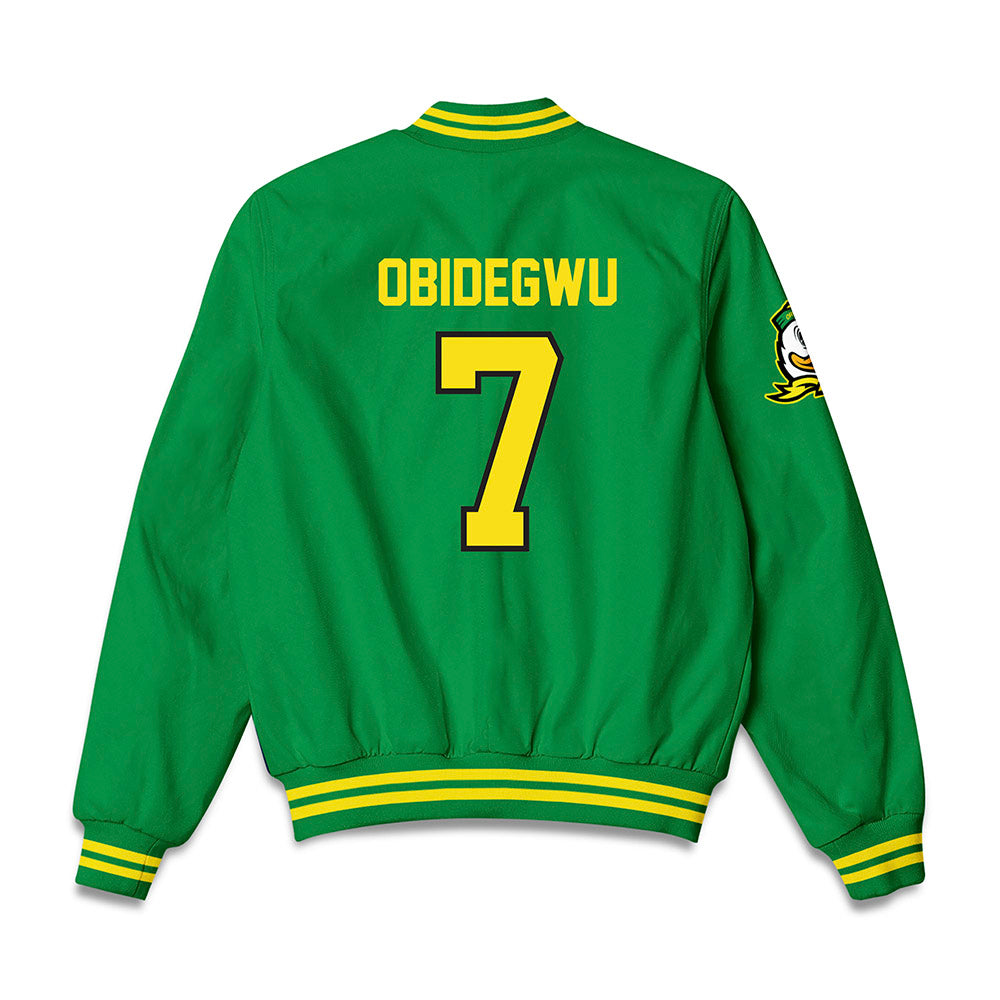 Oregon - NCAA Football : Ify Obidegwu - Bomber Jacket-1