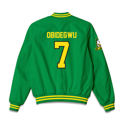 Oregon - NCAA Football : Ify Obidegwu - Bomber Jacket-1