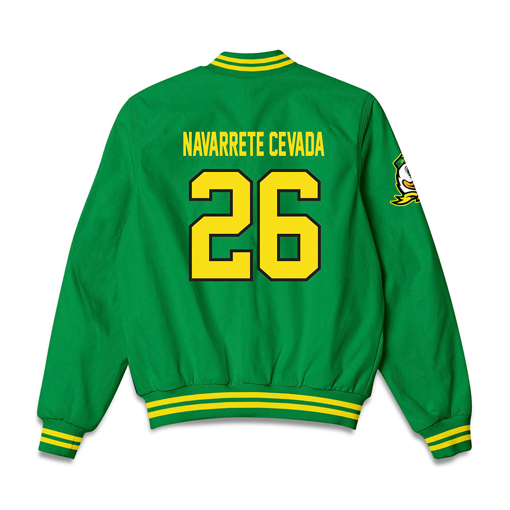 Oregon - NCAA Women's Soccer : Veronica Navarrete Cevada - Bomber Jacket-1