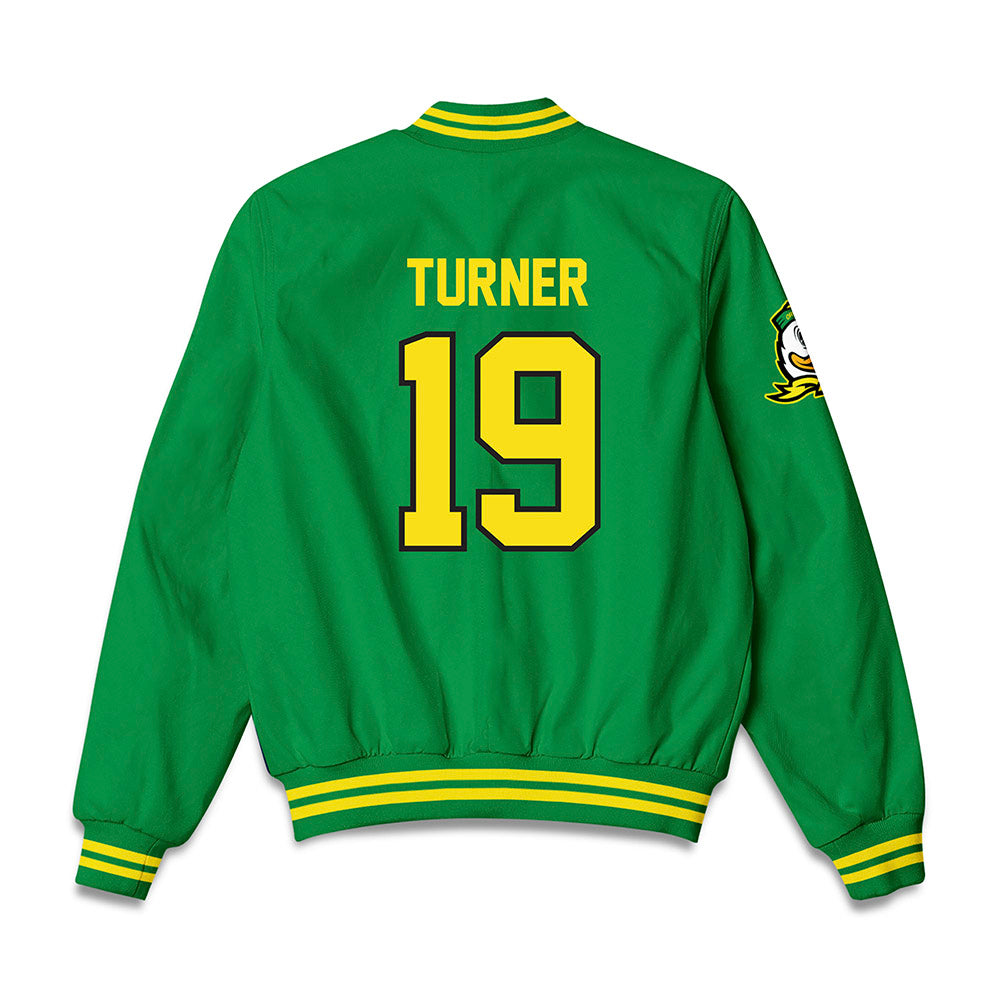 Oregon - NCAA Football : Tyler Turner - Bomber Jacket
