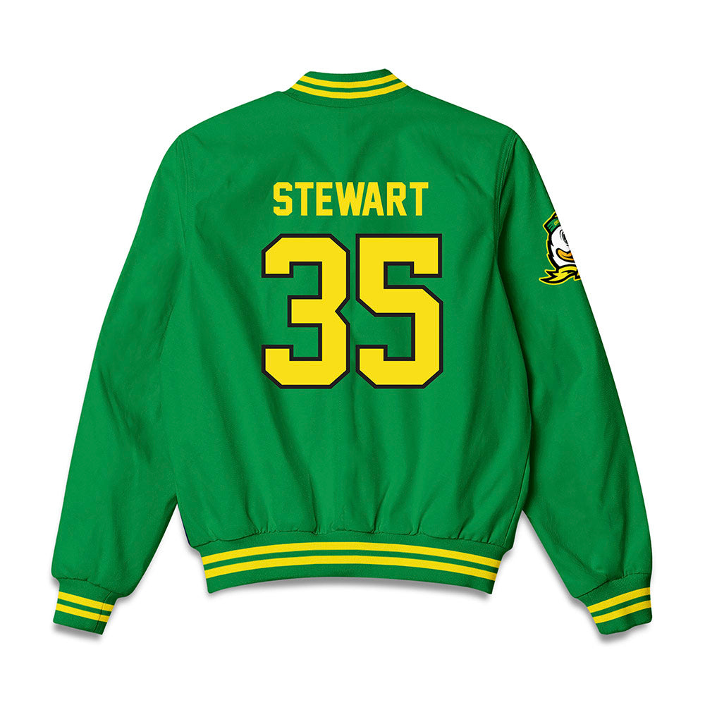 Oregon - NCAA Men's Basketball : Miles Stewart - Bomber Jacket-1