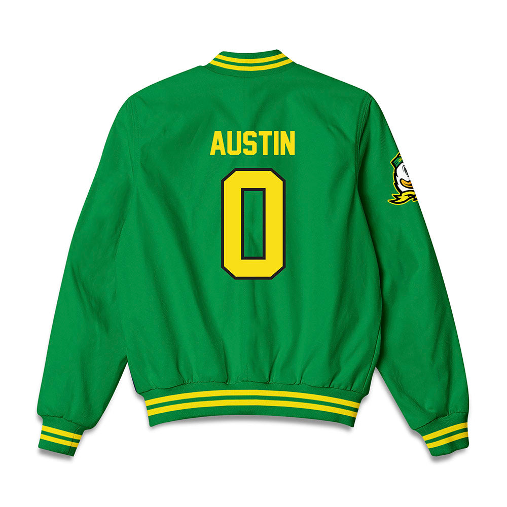 Oregon - NCAA Football : Daylen Austin - Bomber Jacket-1