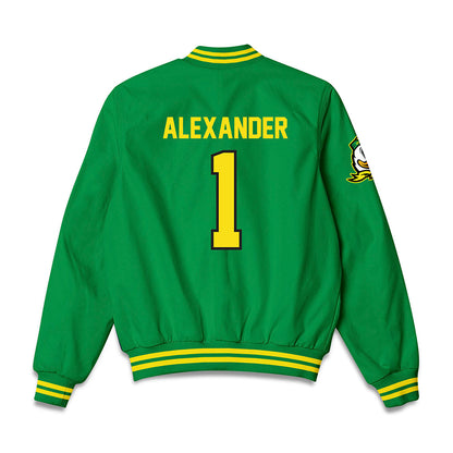 Oregon - NCAA Football : Bear Alexander - Bomber Jacket-1