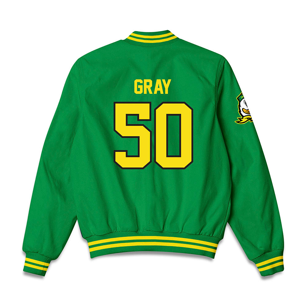 Oregon - NCAA Football : Tionne Gray - Bomber Jacket-1