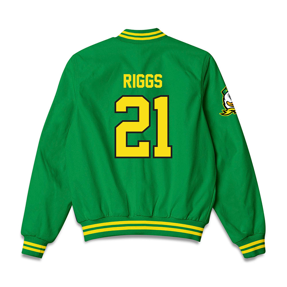 Oregon - NCAA Football : Da'Jaun Riggs - Bomber Jacket-1