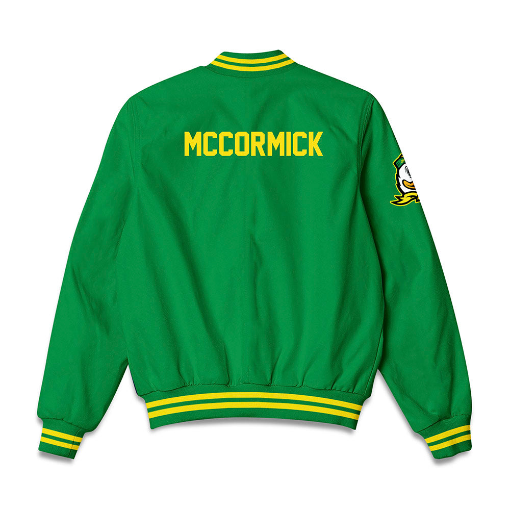 Oregon - NCAA Women's Track & Field : Aaliyah McCormick - Bomber Jacket-1
