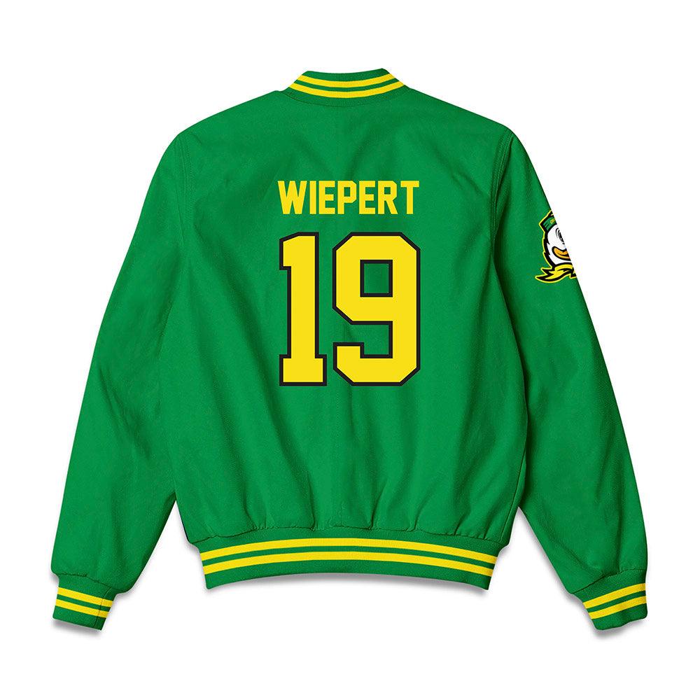 Oregon - NCAA Football : Mark Wiepert - Bomber Jacket-1