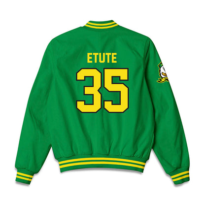 Oregon - NCAA Women's Basketball : Ehis Etute - Bomber Jacket-1