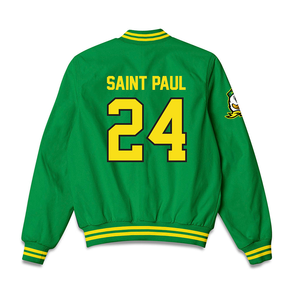 Oregon - NCAA Football : Jalen Saint Paul - Bomber Jacket-1