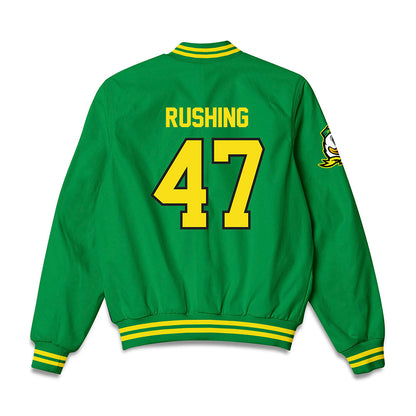 Oregon - NCAA Football : Elijah Rushing - Bomber Jacket-1
