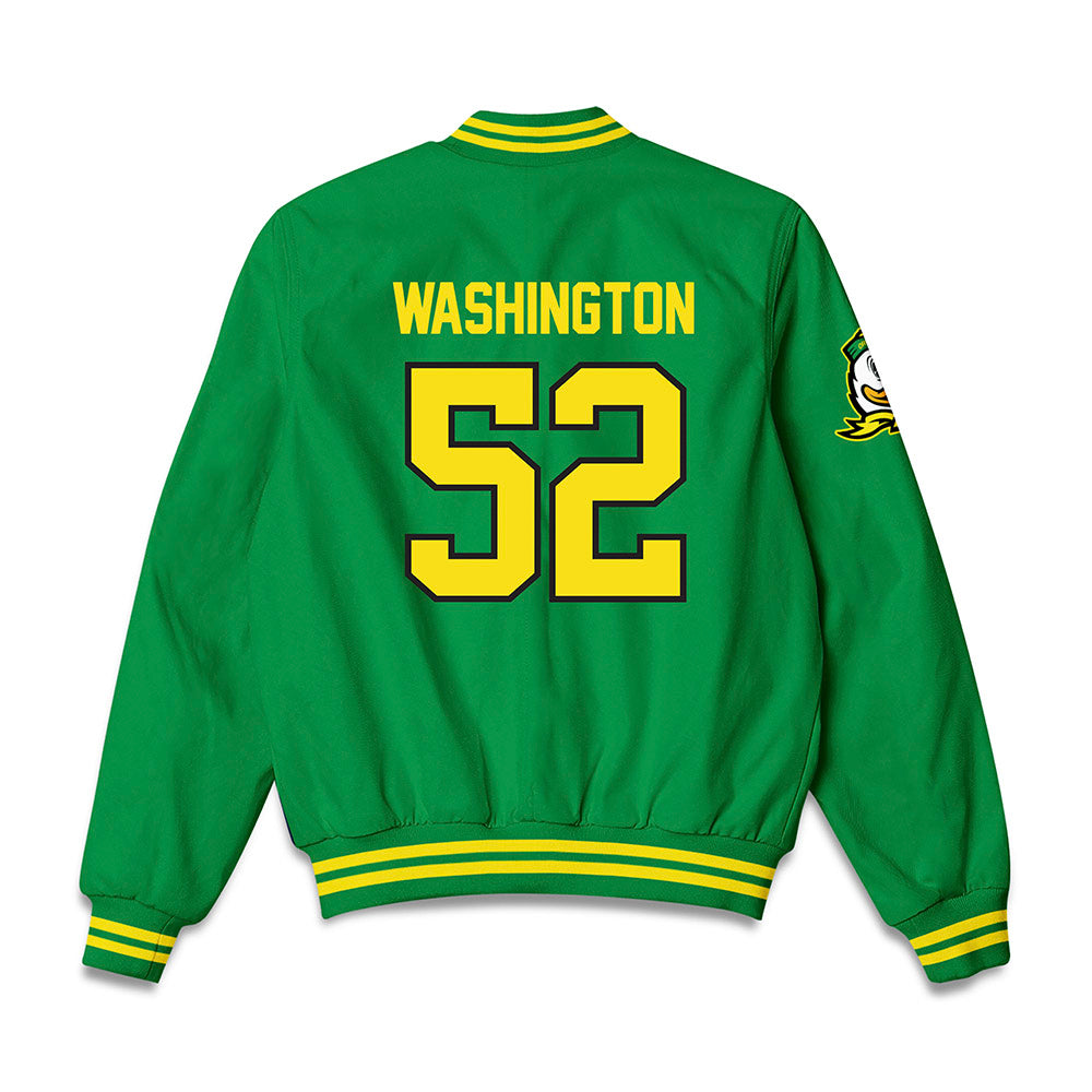 Oregon - NCAA Football : A'Mauri Washington - Bomber Jacket-1