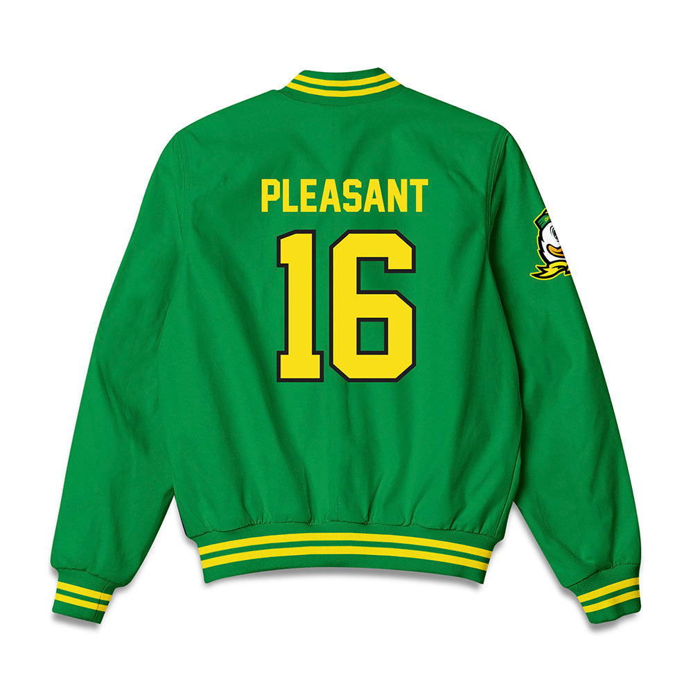 Oregon - NCAA Football : Rodrick Pleasant - Bomber Jacket-1