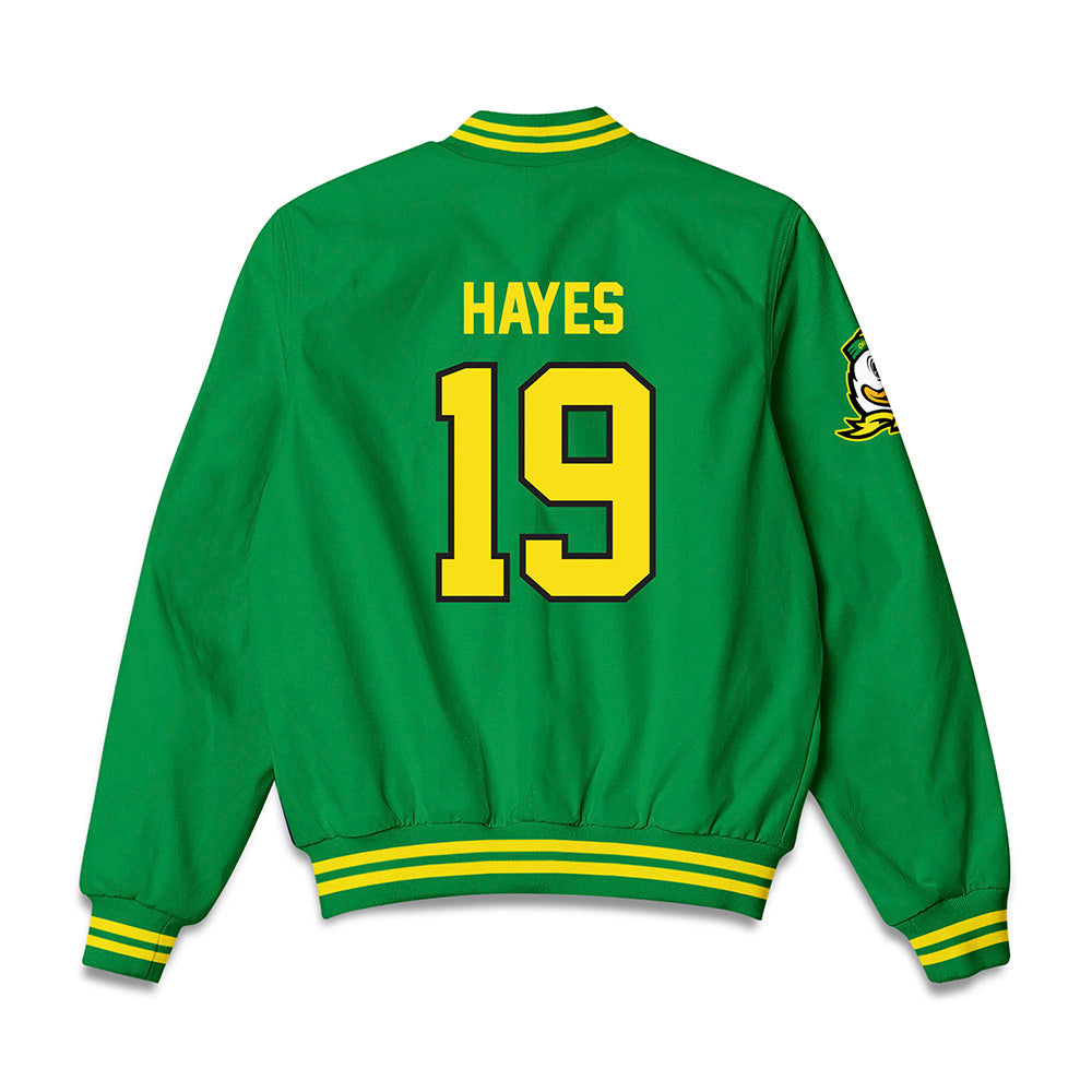 Oregon - NCAA Football : Ryder Hayes - Bomber Jacket-1