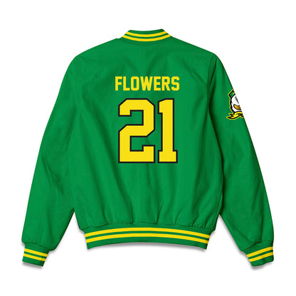 Oregon - NCAA Football : Aaron Flowers - Bomber Jacket