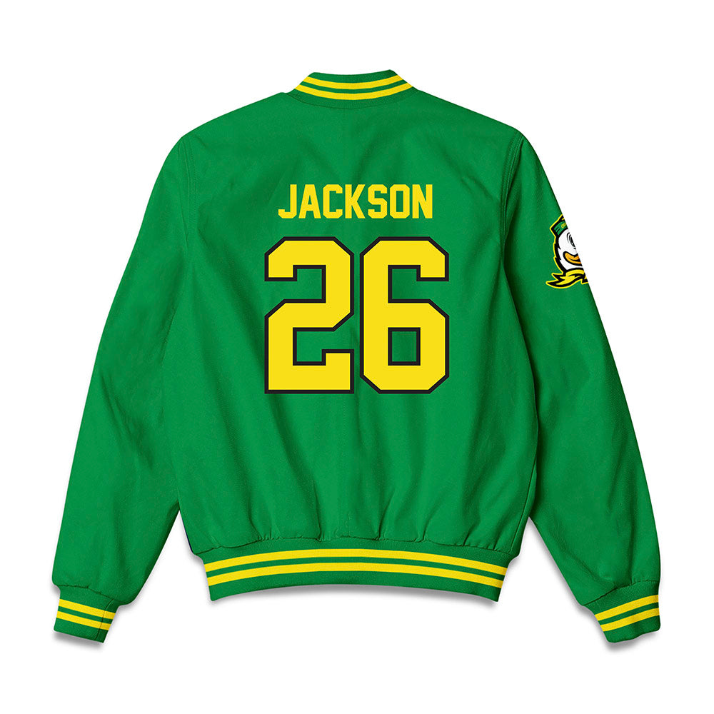 Oregon - NCAA Football : Devon Jackson - Bomber Jacket-1
