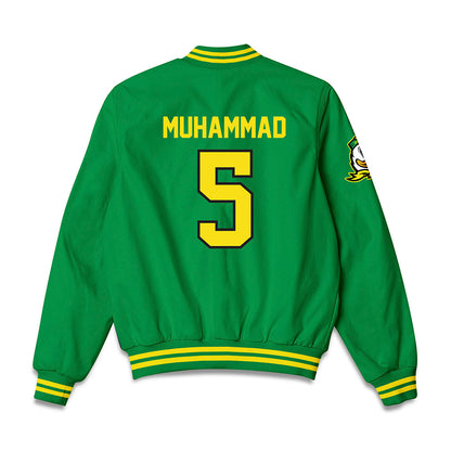 Oregon - NCAA Women's Basketball : Amina Muhammad - Bomber Jacket-1