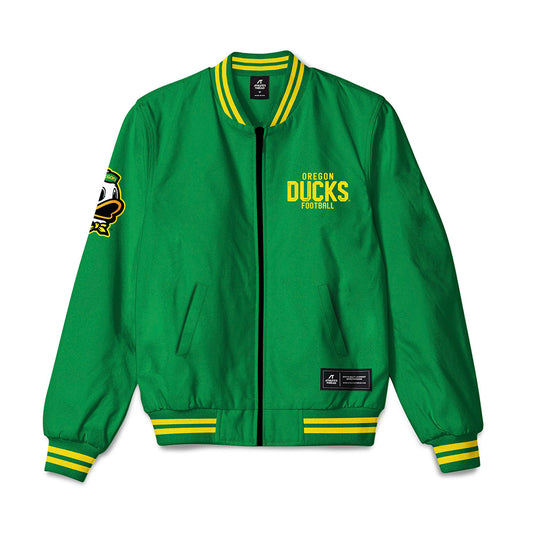 Oregon - NCAA Football : Justius Lowe - Bomber Jacket