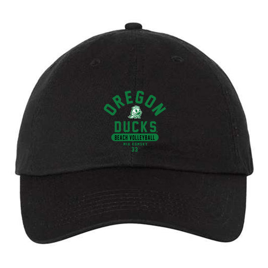 Oregon - NCAA Beach Volleyball : Mia Komsky - Dad Hat-0