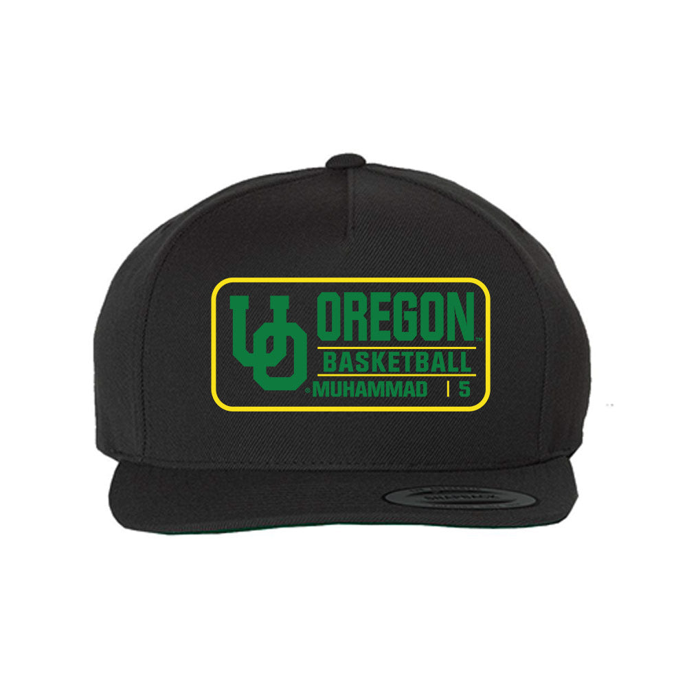Oregon - NCAA Women's Basketball : Amina Muhammad - Snapback Hat-0