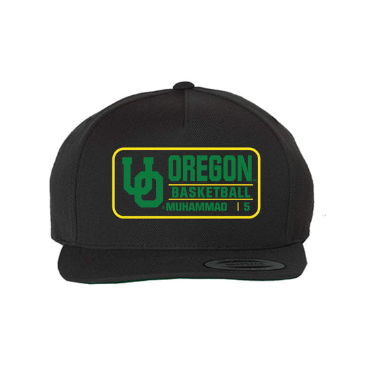 Oregon - NCAA Women's Basketball : Amina Muhammad - Snapback Hat-0