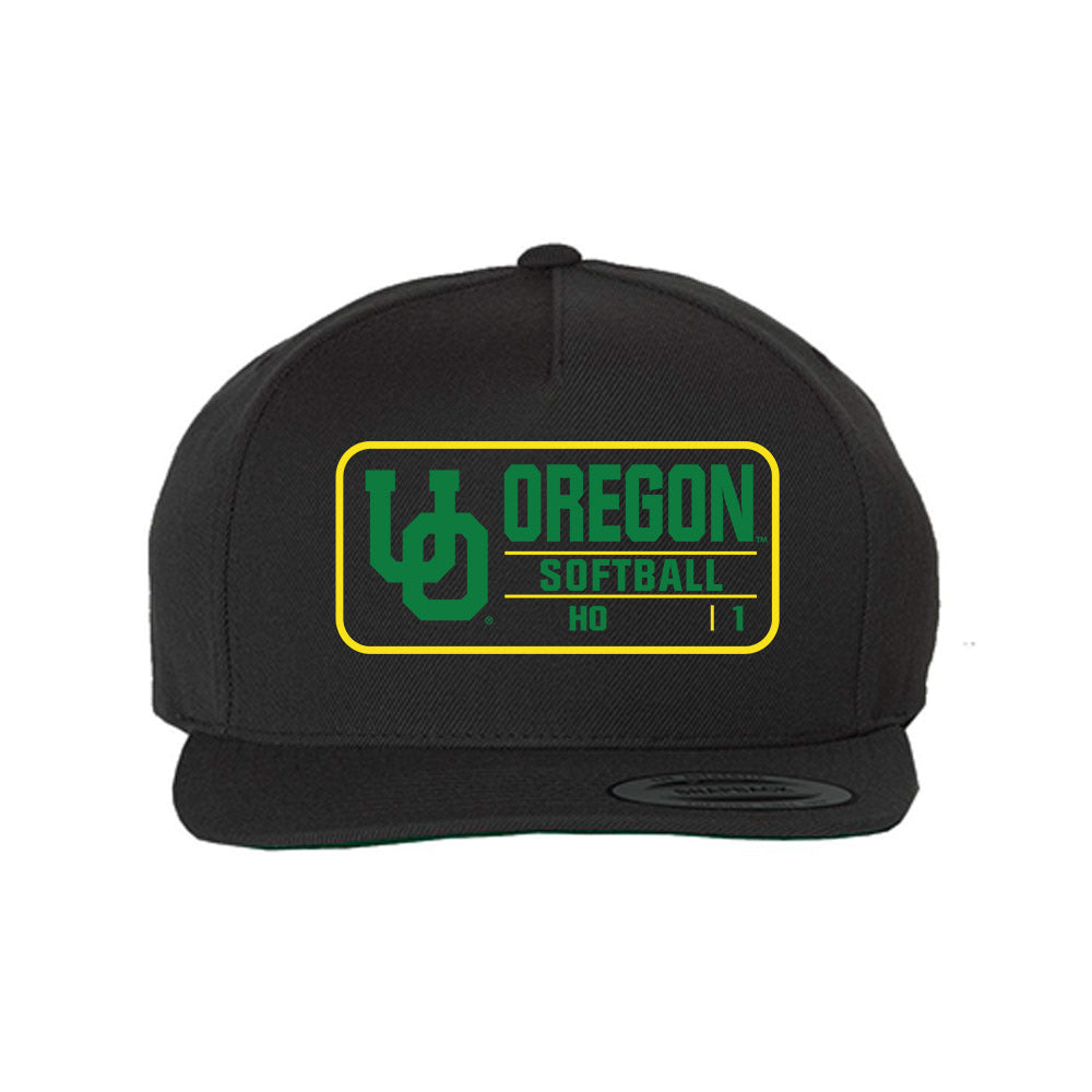 Oregon - NCAA Softball : Taryn Ho - Snapback Hat-0