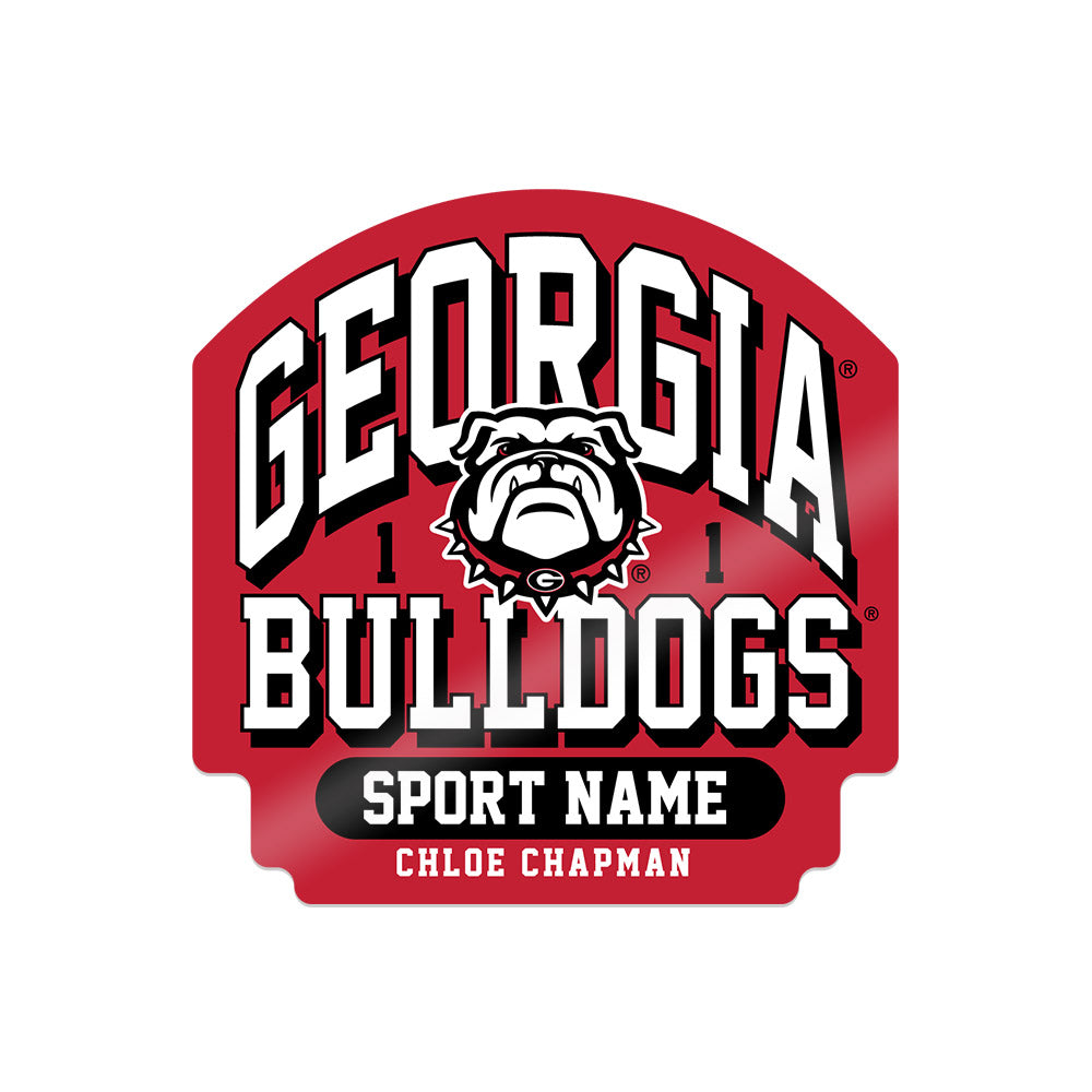 Georgia - NCAA Women's Basketball : Chloe Chapman - Sticker