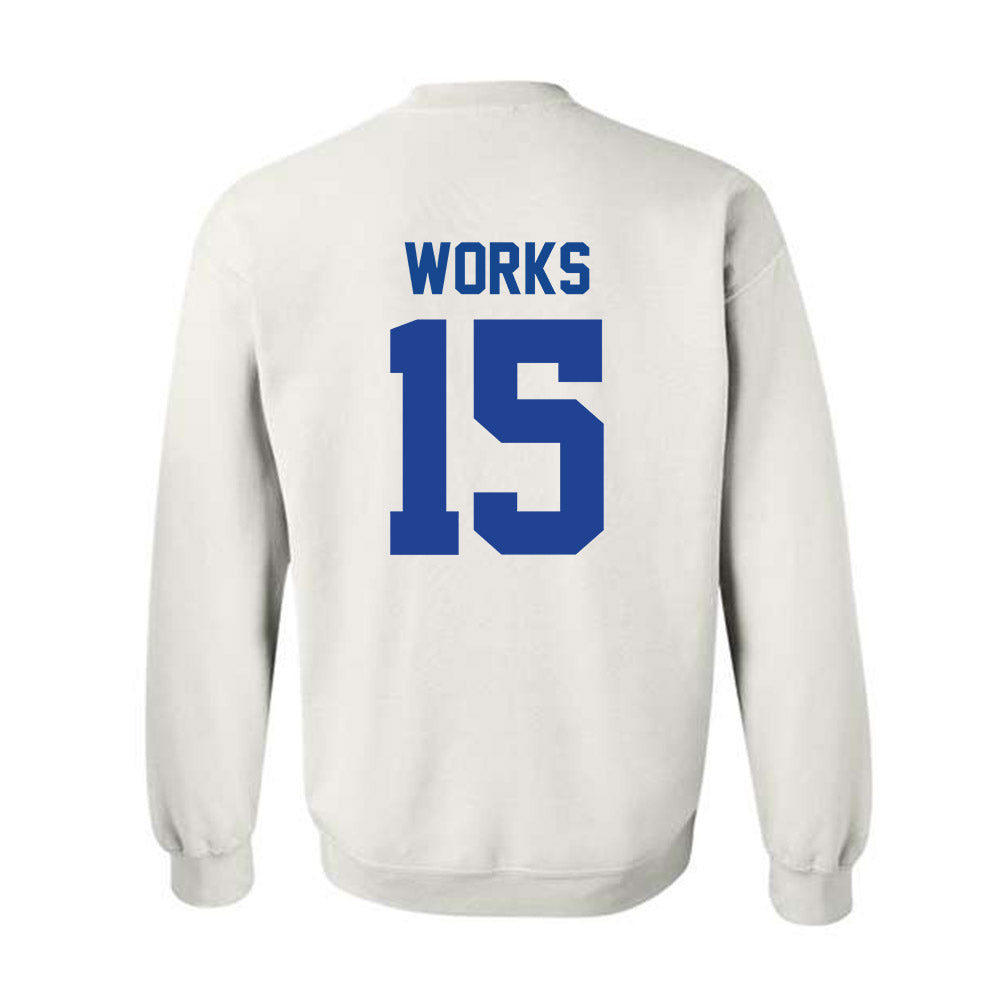 Kentucky - NCAA Football : Cedric Works - Classic Shersey Crewneck Sweatshirt-1