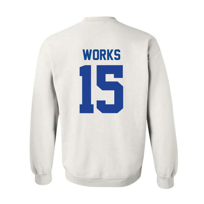 Kentucky - NCAA Football : Cedric Works - Classic Shersey Crewneck Sweatshirt-1