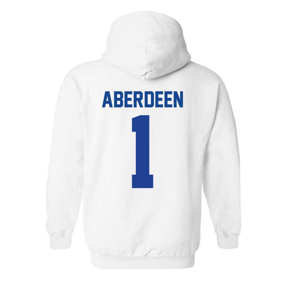 Kentucky - NCAA Men's Basketball : Denzel Aberdeen - Classic Shersey Hooded Sweatshirt-1