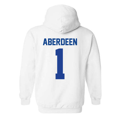 Kentucky - NCAA Men's Basketball : Denzel Aberdeen - Classic Shersey Hooded Sweatshirt-1