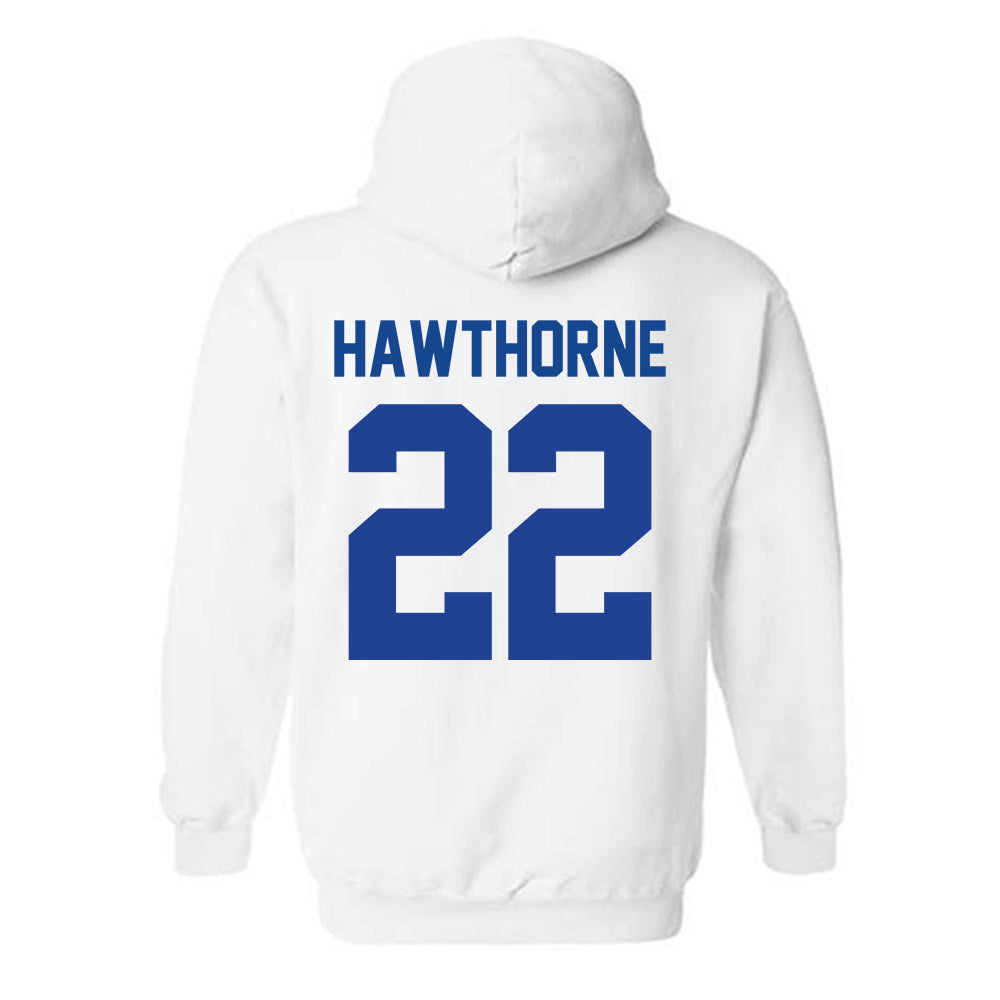 Kentucky - NCAA Men's Basketball : Braydon Hawthorne - Classic Shersey Hooded Sweatshirt-1