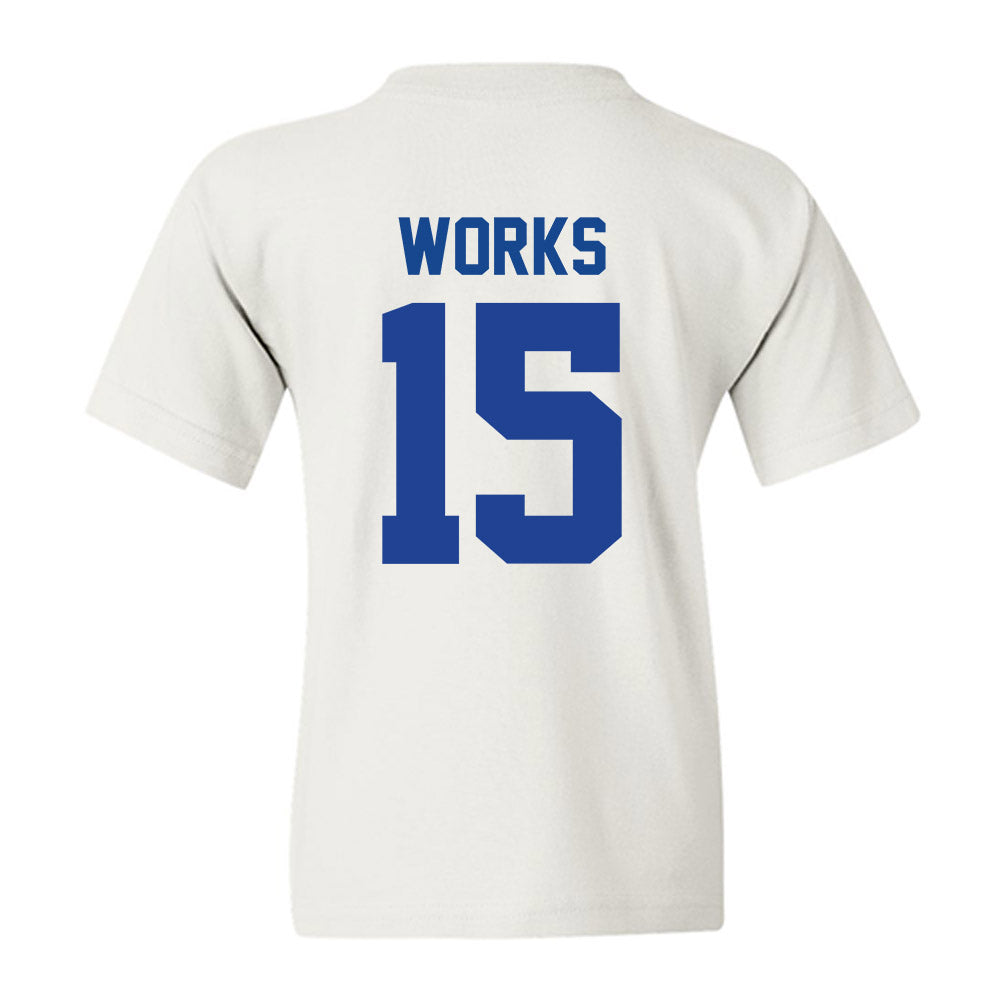 Kentucky - NCAA Football : Cedric Works - Classic Shersey Youth T-Shirt-1