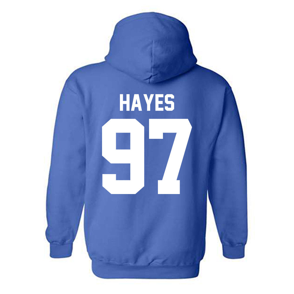Kentucky - NCAA Football : Josaih Hayes - Classic Shersey Hooded Sweatshirt-1