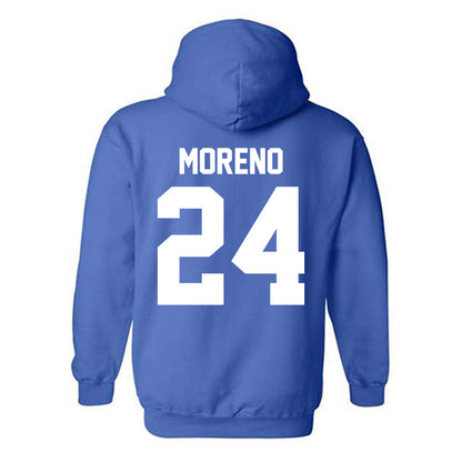 Kentucky - NCAA Men's Basketball : Malachi Moreno - Classic Shersey Hooded Sweatshirt-1