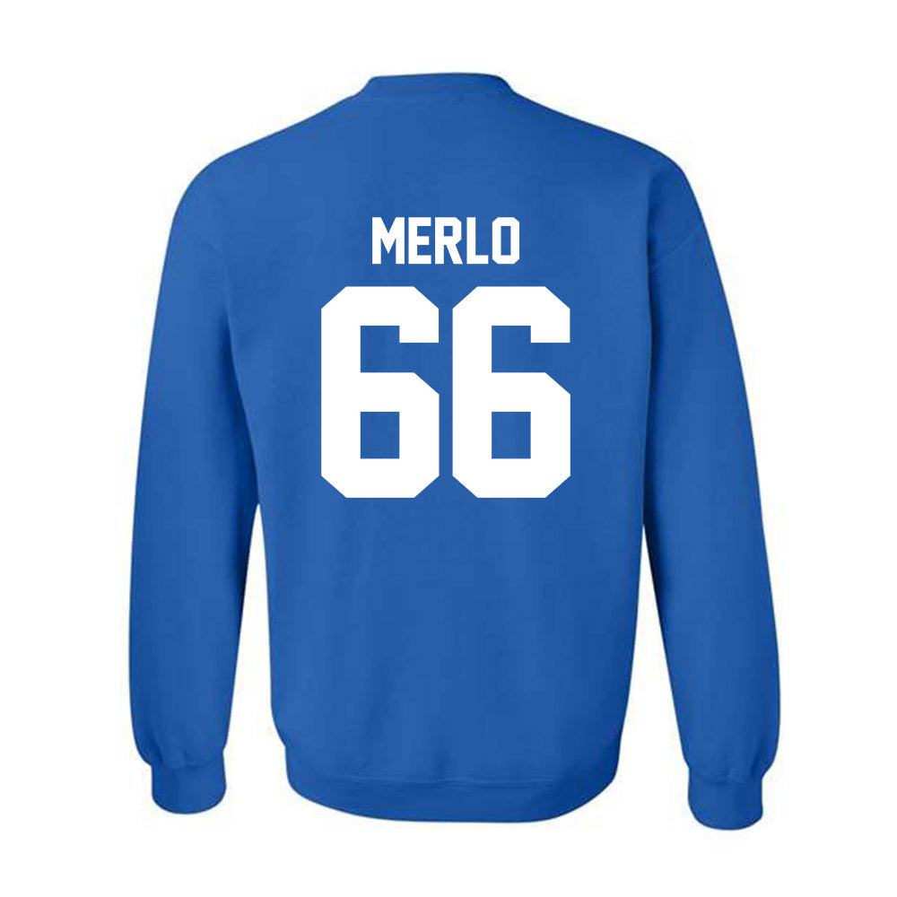 Kentucky - NCAA Football : Tino Merlo - Classic Shersey Crewneck Sweatshirt-1