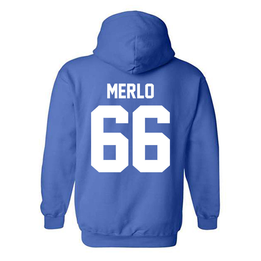 Kentucky - NCAA Football : Tino Merlo - Classic Shersey Hooded Sweatshirt-1
