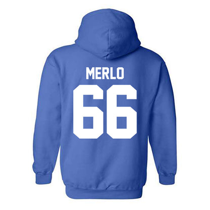 Kentucky - NCAA Football : Tino Merlo - Classic Shersey Hooded Sweatshirt-1