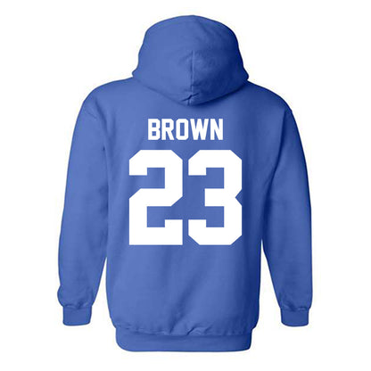 Kentucky - NCAA Baseball : Hudson Brown - Classic Shersey Hooded Sweatshirt-1